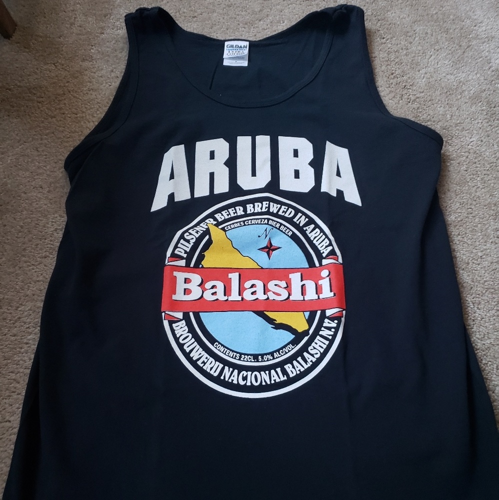 Aruba Balashi Beer tank top size M